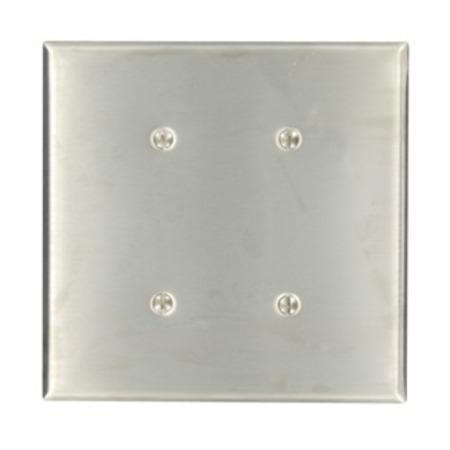 LEVITON Blank 2 Gang Wallplate 84134-40